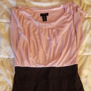 Sparkly Pink and Black Beautiful Formal Dress